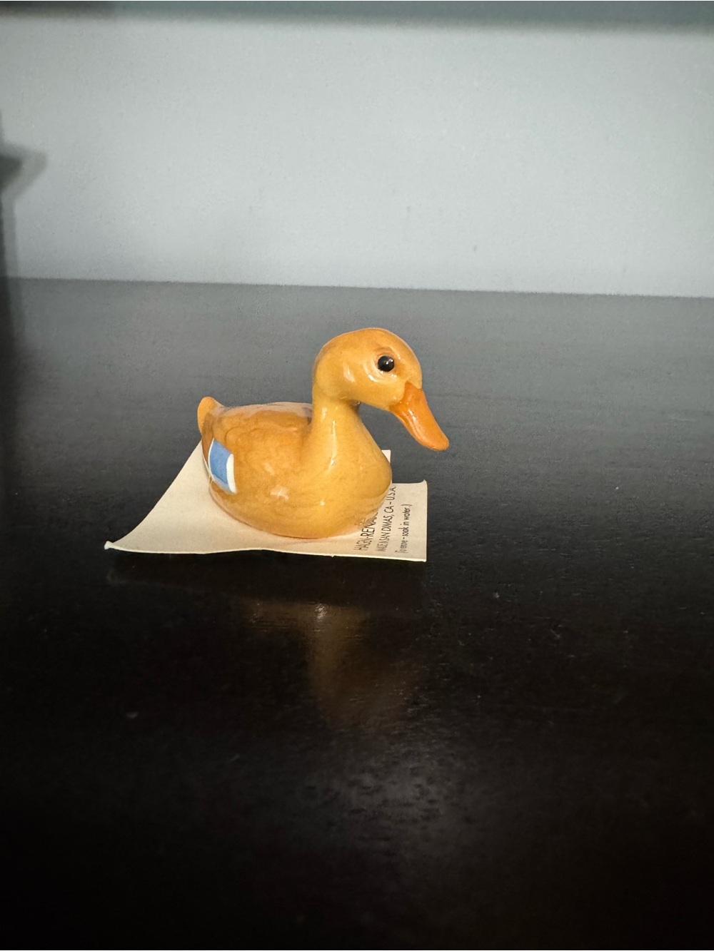 Hagen Renaker Hand-Painted Yellow Ceramic Duck Figurine - Excellent Condition